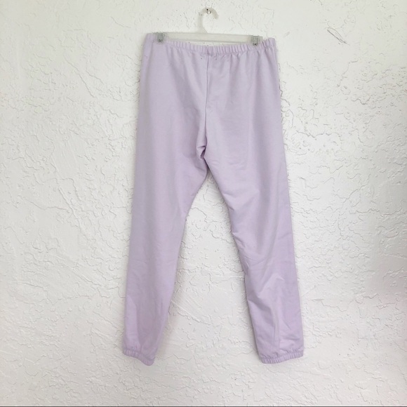 NWT Wildfox Blooms Rory Cozy Jogger Sweatpants Lilac - Picture 4 of 4